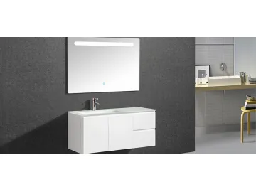 IL-309 Wall Mounted Bathroom Vanity Set with Mirror