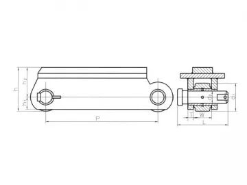 Heavy Duty Extended Pitch Roller Chain