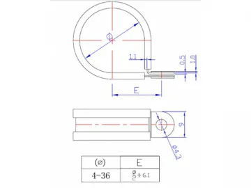 Rubber Lined P-Clip