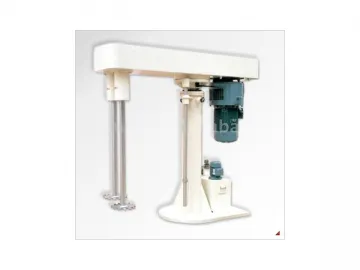 Double-shaft disperser