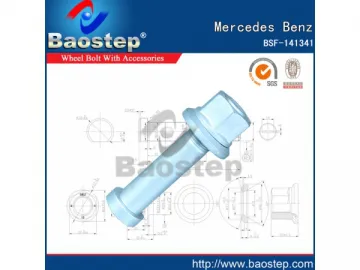 Cold Forged Mercedes Benz Wheel Nuts and Bolts