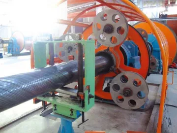 Flat Steel Wire Armoring Machine