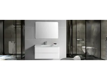 IL306 Modern Bathroom Basin Cabinet Set with Mirror