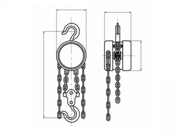 308 Non Sparking Manual Chain Hoist