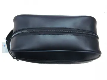 DC-12009 10X4.5X6cm  Leather Men's Toiletry Bag