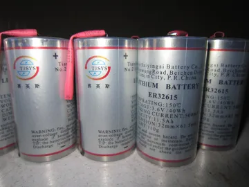 Li-SOCL2 Battery (Single Cell)