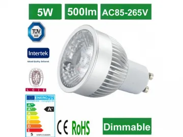 B6 5W COB GU10 LED Spotlight