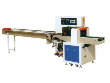 Pillow Pack Packaging Machine with Plastic Film Downward Pulling Device