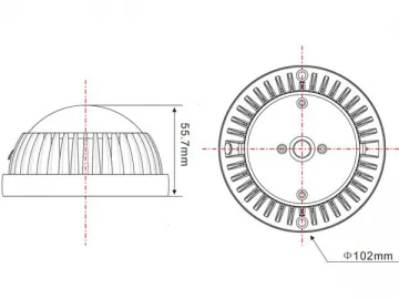 IR100DR-IP Camera IR Illuminator