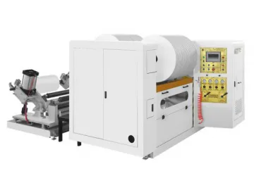 High Speed Slitting Rewinding Machine  (Model QFJ-C1600 Label Slitter and Rewinder)