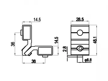 Tilt-Turn Window Joint Corner