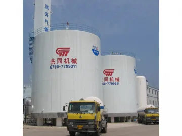 Cryogenic Liquid Storage Tank (Flat Bottom)