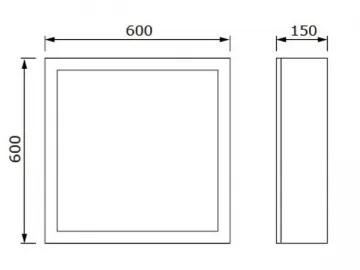 150W Ceiling Induction Light