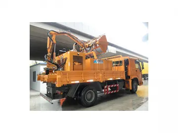 Tunnel Cleaning Machine (Truck-Mounted High Pressure Cleaning System for Tunnel Washing)