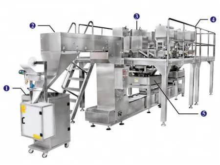 JW-MIX2 Horizontal Weighing and Packing Line for Mixed Products with 10 Head Weigher