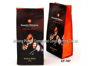 Four Side Seal Coffee Packaging Bag