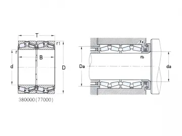 Four-Row Tapered Roller Bearings