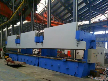 Tandem hydraulic press brake