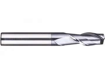 U-R2  General Purpose Solid Carbide End Mill - Corner Radius - 2 Flutes