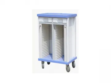 DR-326A ABS Double Patient Record Trolley Cabinet