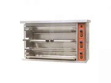 Cabinet Type Gas Rotisserie