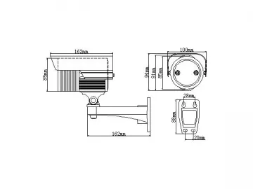 8782B Varifocal CCTV Camera