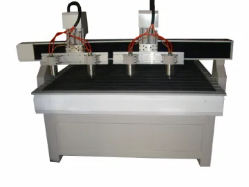 SD-1318 CNC Router with 4 heads for two columns