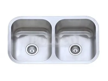 BL-921 Undermount Double Bowl Stainless Steel Kitchen Sink