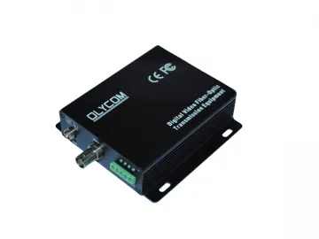 1ch Optical Video Transmitter & Receiver OM610-1V↑1D↓ WT/R