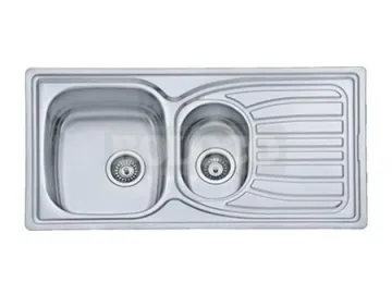 BL-954 Stainless Steel 1.5 Bowl Kitchen Sink