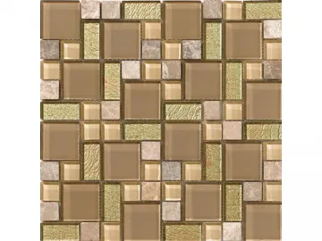 Stone Mixed Glass Mosaic Tile (Freestyle Series)