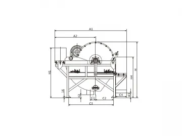 CTB Counter Current Wet Drum Magnet Separator