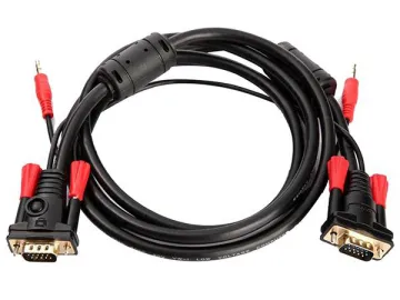 VGA Cable with 3.5mm Audio, Computer TV Cable