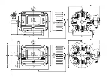 Improved Three-Phase Induction Motor (for Lifting)