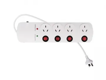 4-Way Power Board with Individual Switches