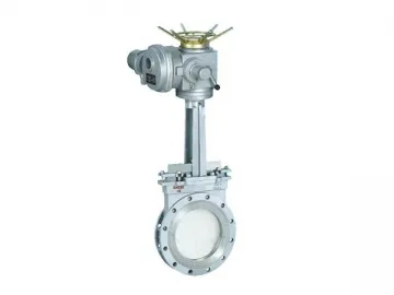 PZ973 Electric Knife Gate Valve(Double Clip Type)