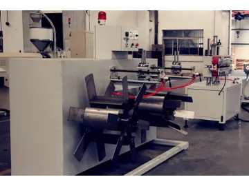 Precision wire protection tube extrusion line