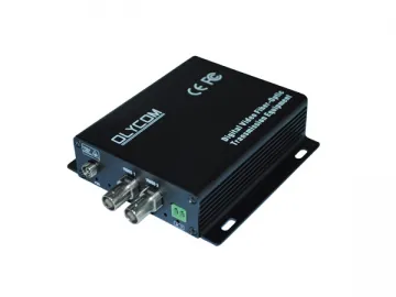 2ch Optical Video Transmitter & Receiver OM610-2V↑1D↓WT/R