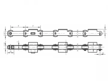 Conveyor Chain for Metallurgy Industry