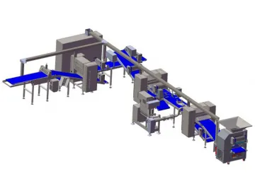 Compact Dough Laminating Line