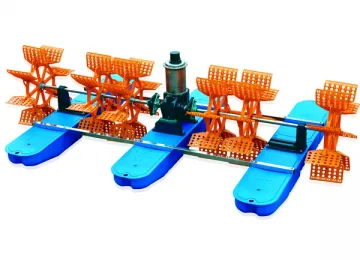 Six Impeller Water Cooling Paddlewheel Aerator