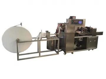 Single Sachet Wet Wipes Machine                    (Converting, 3-Side-Seal Packaging)