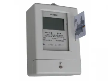 DSM228Y Single Phase Prepaid Electronic Energy Meter 