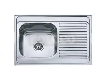 BL-864 Stainless Steel Square Bowl Kitchen Sink with Drainboard