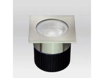 SC-F113 Square COB LED Inground Light, 60mm Recessed LED Deck Light