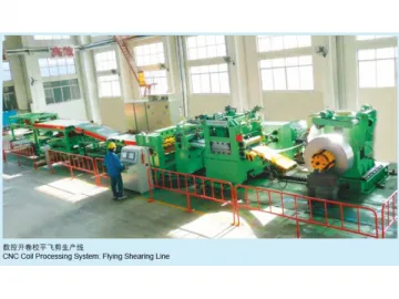 CNC Coil Processing System, Flying Shearing Line