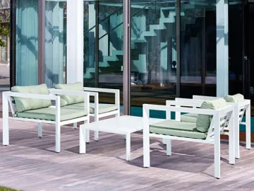 All Aluminum Outdoor Sofa