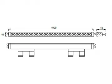 High Efficiency LED Wall Washer