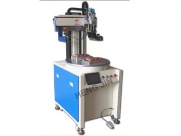 2 Station Turntable Servo Control Screen Printing Machine