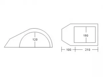 KM-9056 Three Person Tent